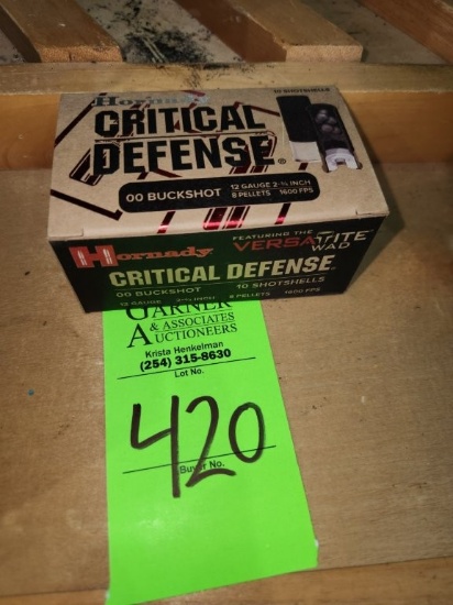 Hornady Critical Defense 12 Gauge Buckshot - 1 ct.