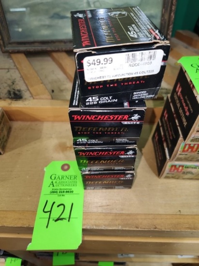 Winchester Defender 45 Colt 225 Grain - 4 ct.