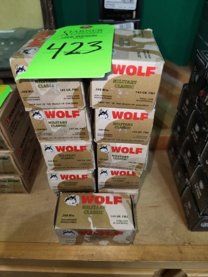 Wolf Military Classic .308 Win 145 GR FMJ - 11 ct.