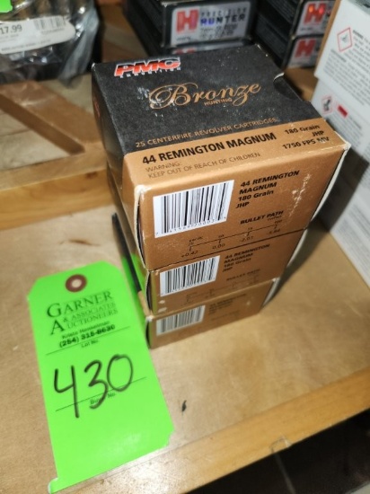 PMC Bronze 44 Remington Magnum - 3 ct.