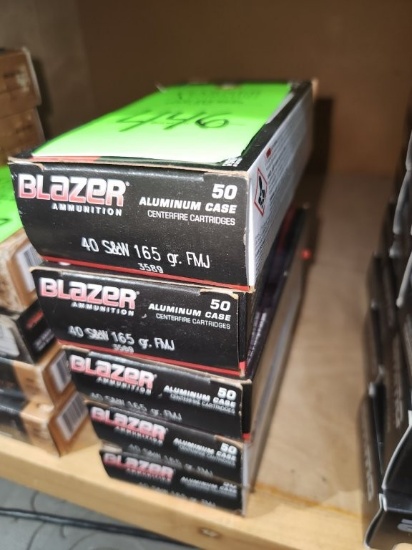 Blazer 40 S&W 165 GR FMJ - 5 ct.