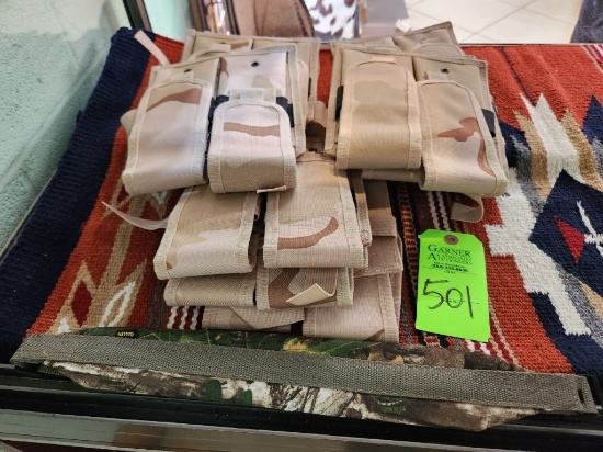 Magazine Holders - 9 ct. & A Strap