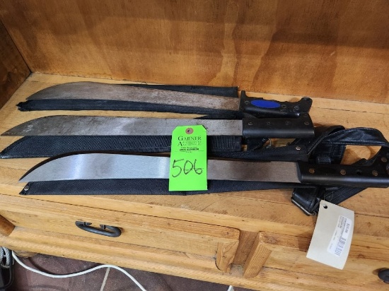 Machetes - 3 ct.