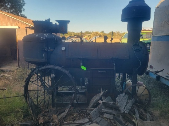 Unique Custom Barbeque Pit 10' x 3' x 5' - Steam Locomotive
