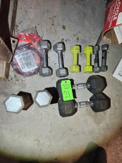 Hand Weights - 5 Sets