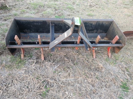 Armstrong Ag 3 Point Box Blade w/ Adjustable Rippers 6'