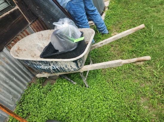 Truper Wheelbarrow & Contents