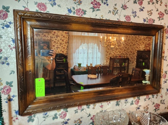 Wooden Beveled Mirror