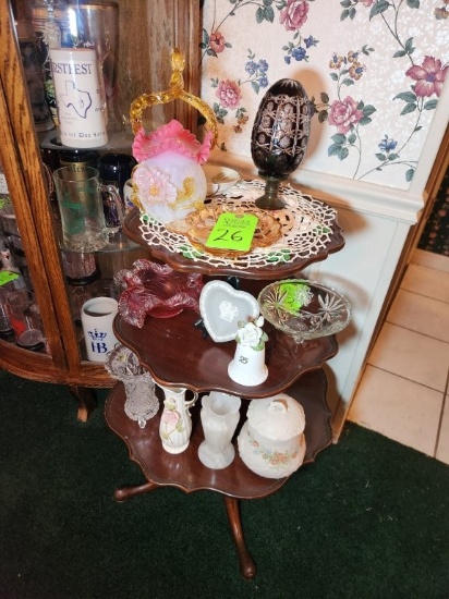 Misc. Glassware on Table
