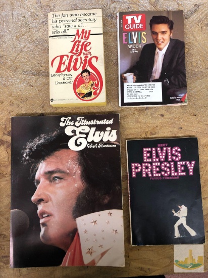 Assortment of Elvis Books