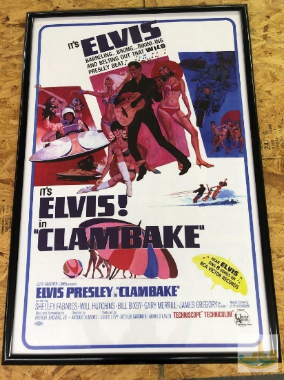 "It's Elvis! In Clambake" Poster