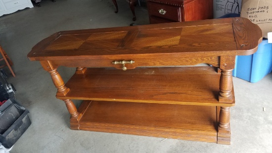 3 TIERED LONG CONSOLE / SOFA TABLE