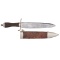 Large Early Unmarked Bowie Knife