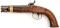 U.S. Ames Model 1842 Box Lock Navy Pistol