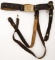 U.S. Leather Saber Belt and Model 1851 Enlisted Belt Plate