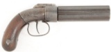 Rare Sprague & Marston Percussion Pepperbox Pistol