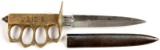 U.S. M1918 Trench Knife with Scabbard