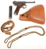 **Japanese Type 14 Pistol With Holster