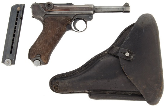 ** German 1939 Mauser S/42 P08 Luger with Holster