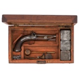 Cavanaugh .52 Caliber Percussion Pistol with Detailed Provenance in Special Box PLUS