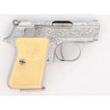 * Engraved Astra Model 2000 Pocket Pistol