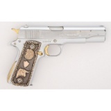 **Colt 1911 with Mexican Silver Grips