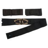 Military Order of the Loyal Legion of the United States Sash with Armbands of Brevet Brigadier Gener