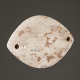 A Tally Marked Limestone Gorget