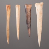 Highly Polished Bone Awls