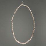 A Strand of Spiro Mound Fresh Water Pearl Beads