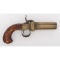 Swedish Type Darling Percussion Pepperbox Pistol