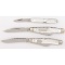 Three Mother of Pearl Pocket Knives