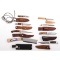 Assorted Fixed Blade Stag Sheath Knives