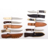 Assorted Fixed Blade Sheath Knives