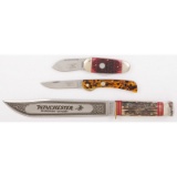 Winchester Bowie Knife and Two Royal Rider Pocket Knives