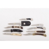 9 Assorted German Puma Pocket Knives