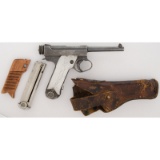 ** Japanese Type 14 Nambu Pistol with Extra Grips