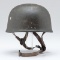 German World War II Luftwaffle Paratrooper Helmet No Decal