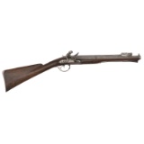 Double-Barrel Flintlock Coaching Carbine by Wilson with Snap Bayonet