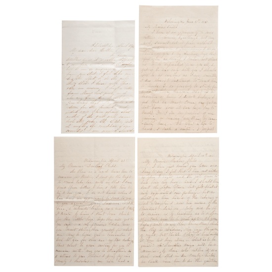 Harvard Student Edward Hartwell Kidder Civil War Archive, Incl. Letters from his Family  in Wilmingt