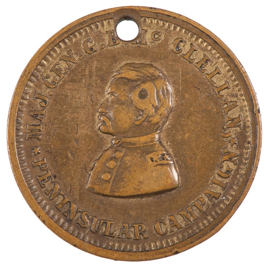 McClellan Style Dog Tag of Thomas Riley, 18th New York Cavalry