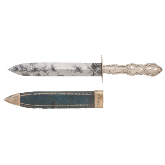 Cutlery Hilt Bowie Knife ID'd to Colonel A.H. Tippin of the 68th P.V.I.