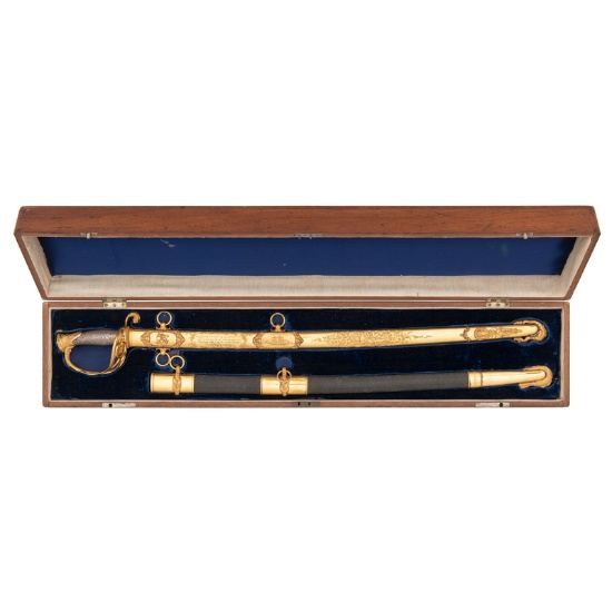 Civil War Ames Presentation Sword to Acting Master James R. Wheeler, USN - USS Kearsarge
