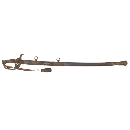 95th Pennsylvania Infantry Presentation Staff & Field Officer's Sword