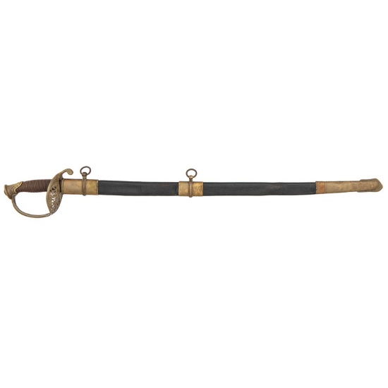 Tiffany Marked US Model 1850 Foot Officer's Sword by Collins & Co