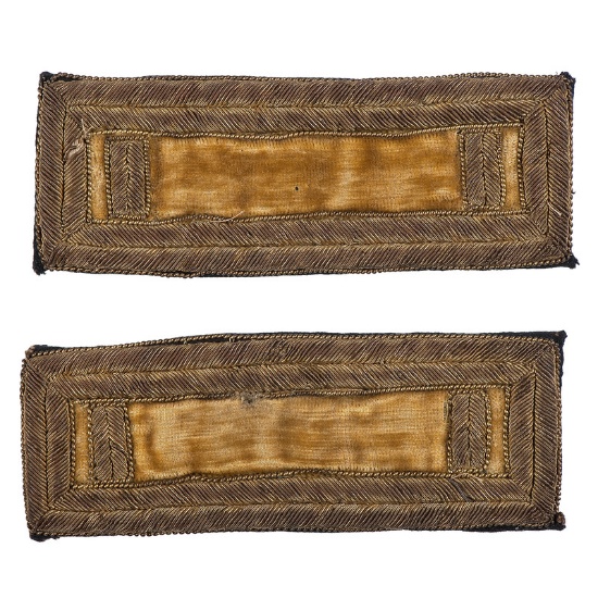 Union Cavalry Lieutenant's Double Border Shoulder Straps