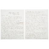 War Date ALS from Union General George H. Gordon, Folly Island, SC, 1864
