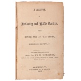 A Manual of Infantry and Rifle Tactics, 1861, Possibly Identified to CSA Soldier