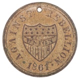 ID Disk of Levi Shawl, 139th Pennsylvania Infantry, WIA Gettysburg