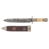 S.C. Wragg Bowie Knife Allegedly Belonging to Marcellus Jerome Clark aka 